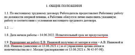 Договор с участием несовершеннолетнего образец. Договор с участием несовершеннолетнего образец